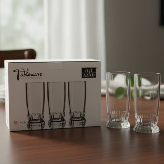 Lotus Glass Set 6 Pcs Acrylic 200ML Azad