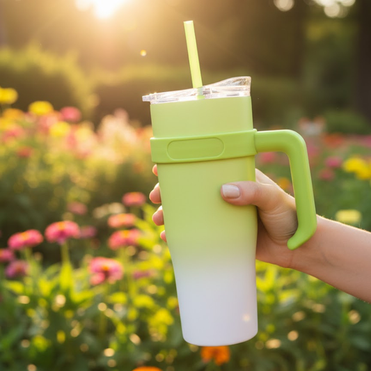 Stainless Steel Insulated Tumbler 42oz with Straw