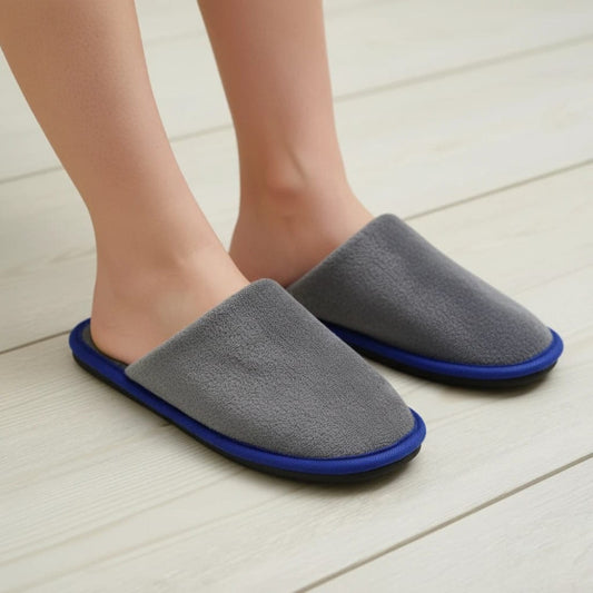 Indoor Soft Fabric Foam Slipper Cozy Home Comfort