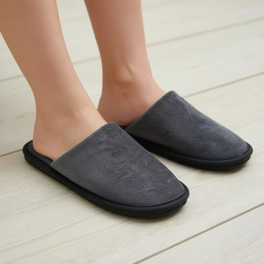 Indoor Soft Fabric Foam Slipper Cozy Home Comfort