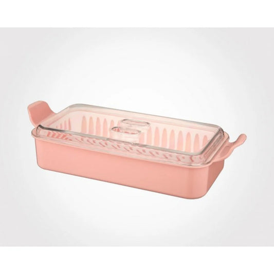 Limon Cutlery Box with Lid and Drain