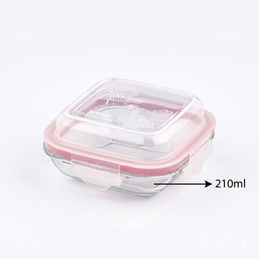 Limon 210ml Airtight Glass Container With Lid