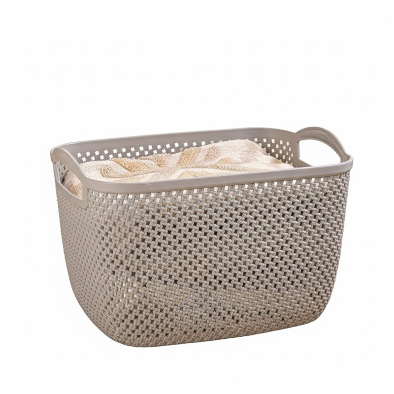 Limon Rectangular Flexi Laundry Basket With Handles – Homazing