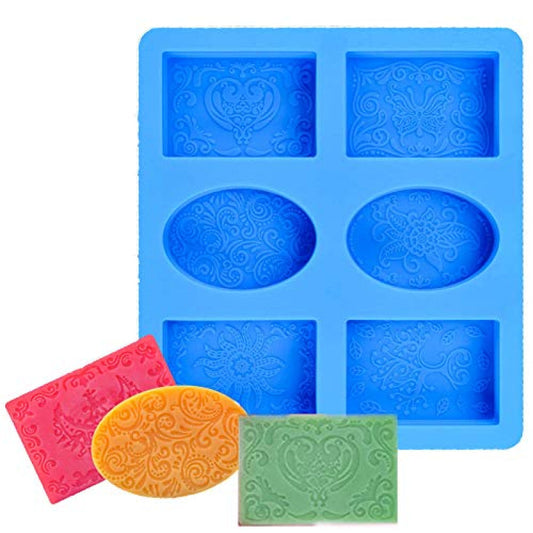 Silicone Classic Decorative Pattern Handmade Soap Mold
