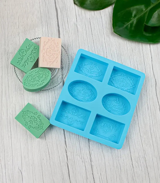 Silicone Classic Decorative Pattern Handmade Soap Mold
