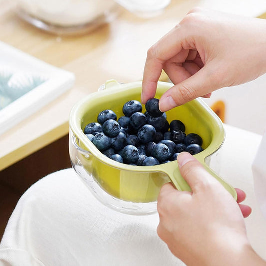 Fruit And Vegetable Drain Basket with Handle
