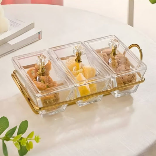 Limon Rectangular 1500 ML Snack Serving Tray