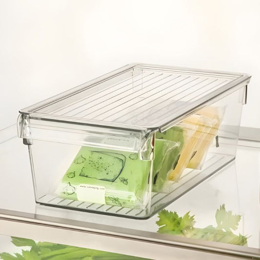 Limon Stackable Clear Storage Organizer With Lid