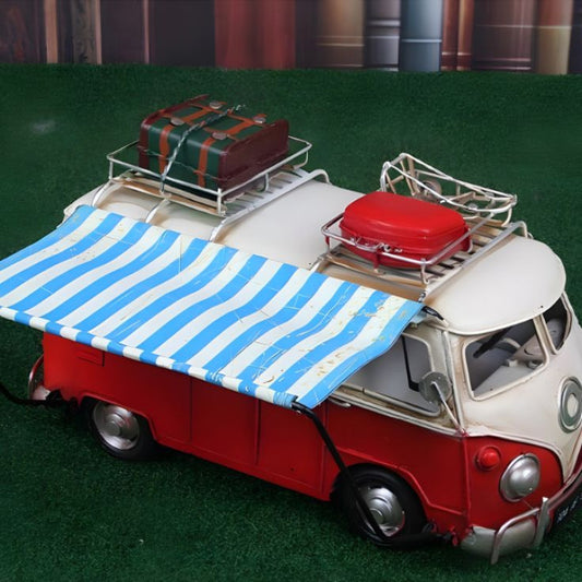 Picnic Bus Decorative Piece Cute Retro Home & Desk Decor
