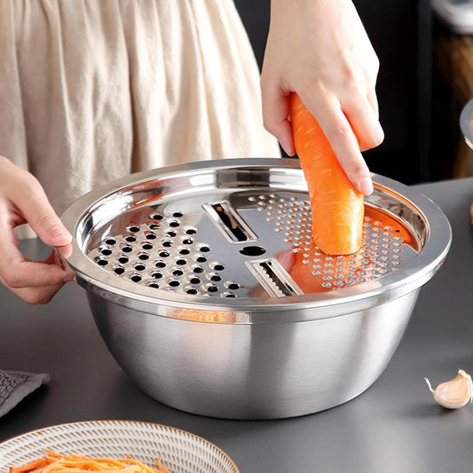 Colander with Grater Multi Function Kitchen Strainer