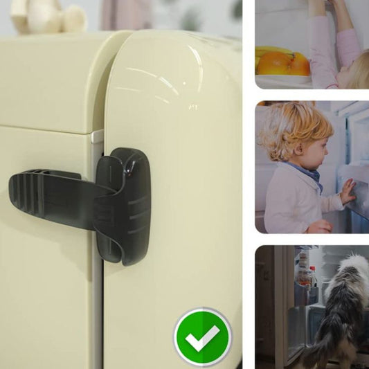 Refrigerator Black Lock For Child Safety