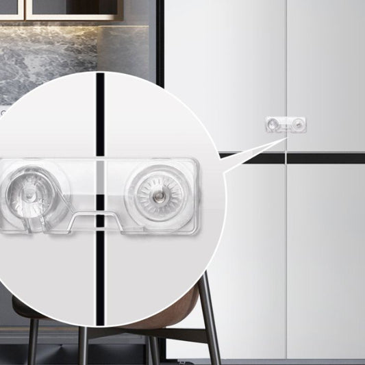 Transparent White Cabinet Lock