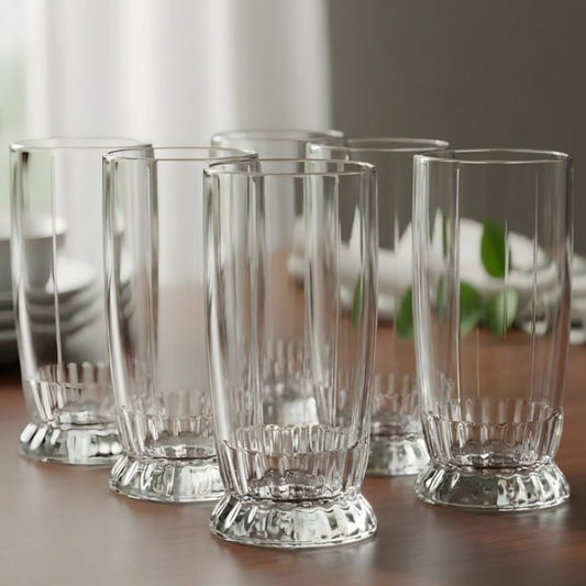 Lotus Glass Set 6 Pcs Acrylic 200ML Azad