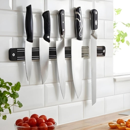 Prestige Magnetic Knife Holder – 30 cm Stainless Steel Magnetic Bar for Knife Storage