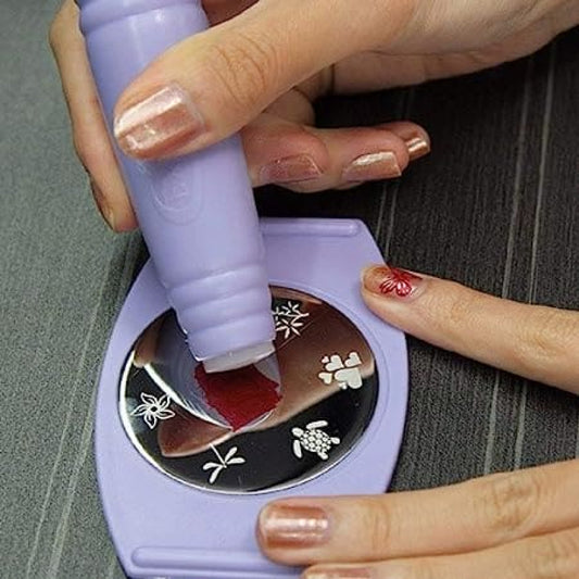 Salon Express Nail Stamping Kit Easy Nail Art Design Set