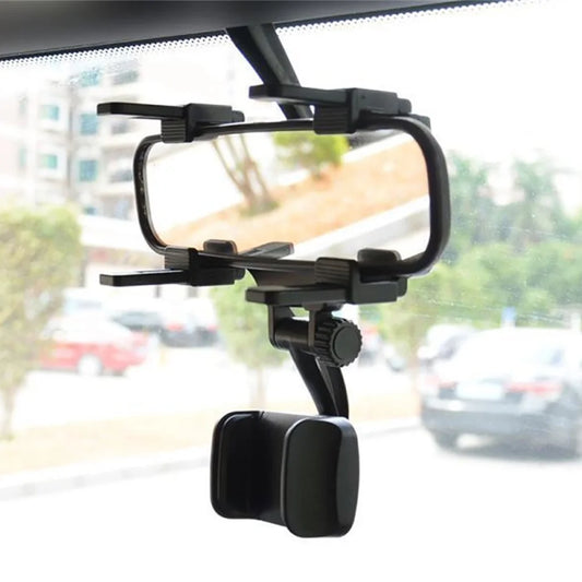 Universal Car Rearview Mirror Mount Adjustable Phone Holder