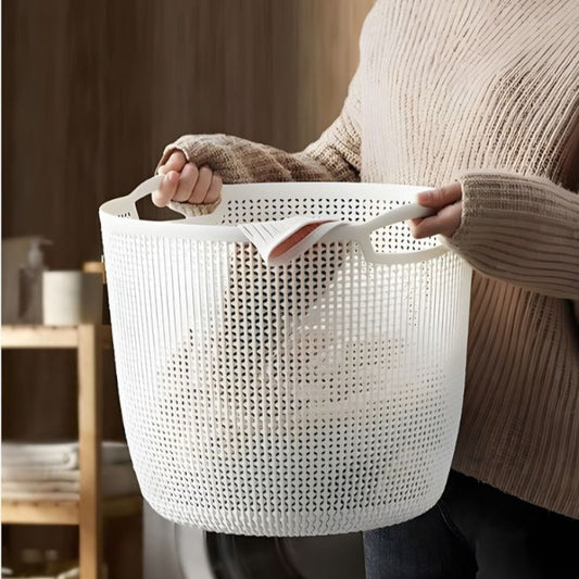 Limon Round Flexi Laundry Basket With Handles