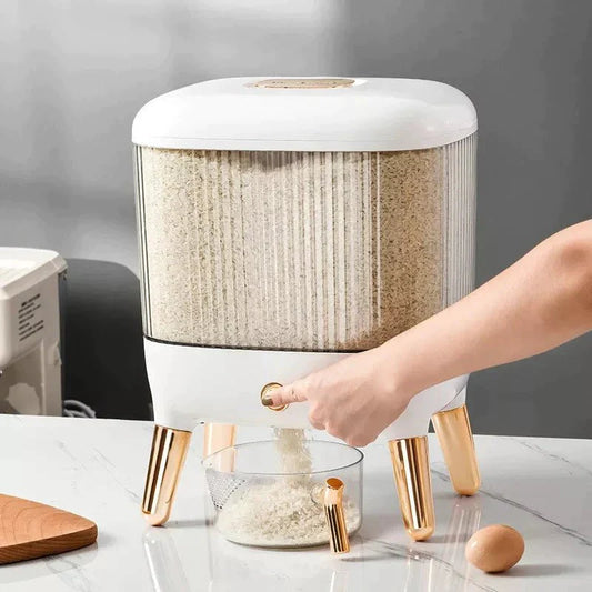 10 kg Elegant Rice Dispenser with Lid