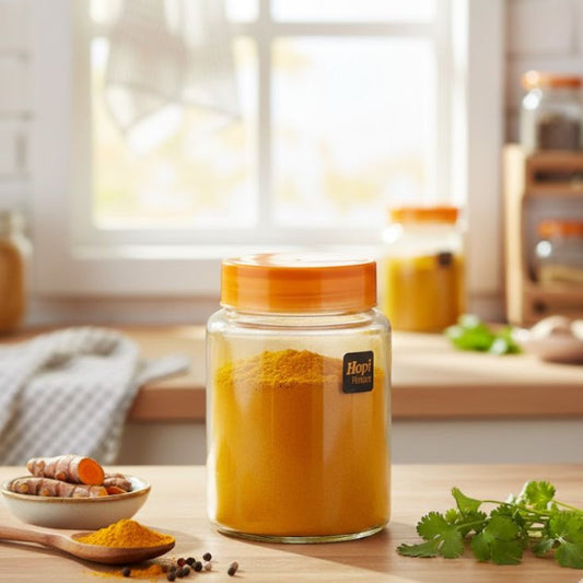 Ziba Airtight 160 ML Glass Jar  With Lid Small