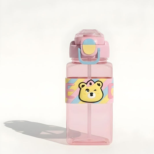 Plastic Colourful Bear Water Bottle 700 ML