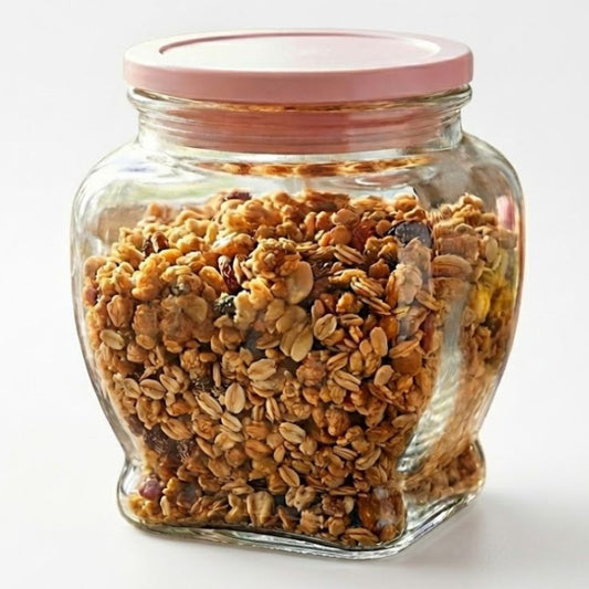 Ziba Airtight 150 ML Glass Jar  With Lid Mini