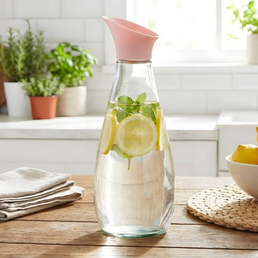 Ziba 300 ML  Glass Pitcher Bottle For Water And Juice