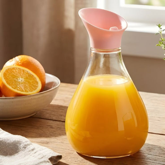 Ziba 1400 ML Glass Pitcher Bottle For Water And Juice