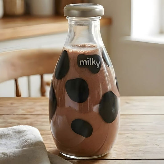 Ziba 1240 ML Glass Milk Bottle For Water Milk And Beverages