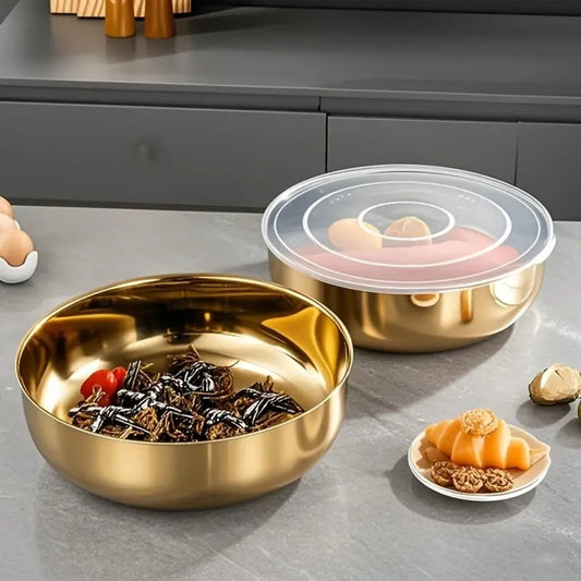 Mixing Bowl Stainless Steel with Lid
