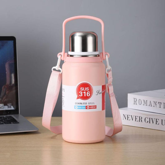 Thermos Vacuum Water Bottle Stainless Steel 1000ML