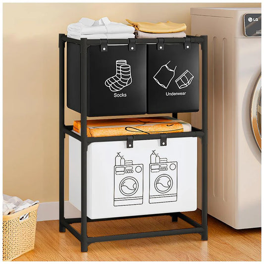 Multi-Functional Laundry Storage Basket With Wheels