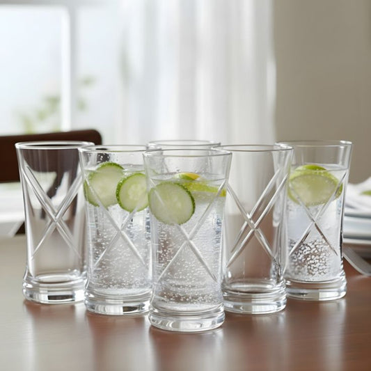 Cobra Glass Set 6 Pcs Acrylic 200ML Azad