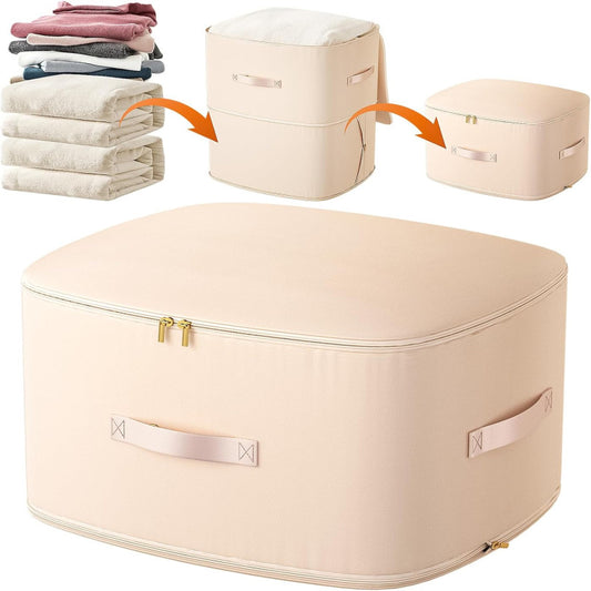 Self Compressing Storage Bag Organizer for Clothes & Blankets