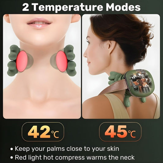 Wireless Finger & Neck Shoulder Massager – Relaxation Device