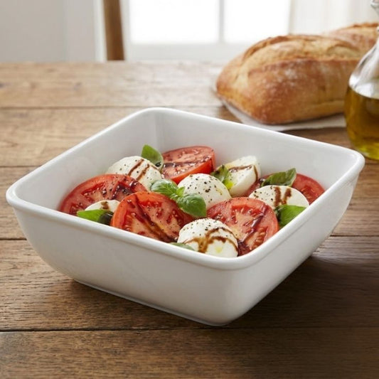 Trifle Dessert White Serving Bowl