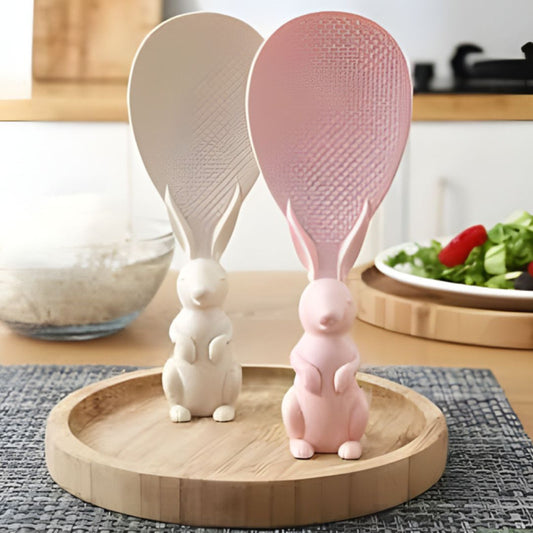 Standing Rice Scooper Non Stick for Kitchen Serving (Pack of 2 Pcs)