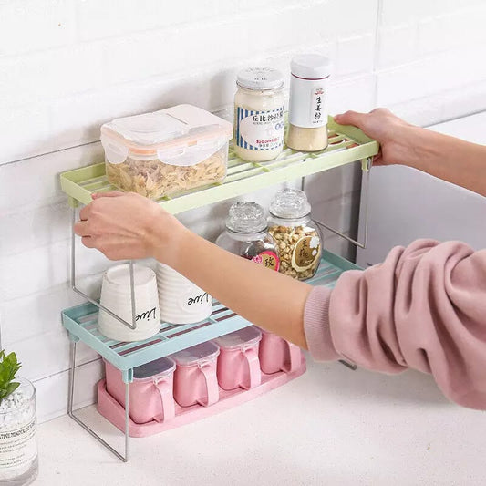 Stackable Storage Organizer Rack
