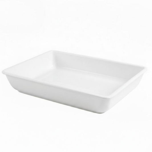 Melamine White Dish One Piece for Serving