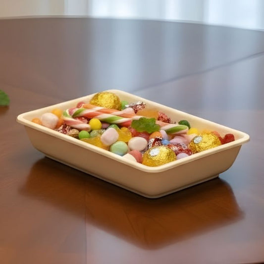 Melamine Cream Dish One Piece for Serving