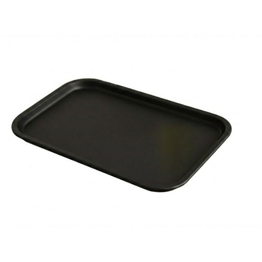 Flora Melamine Black Serving Tray One Piece for Serving