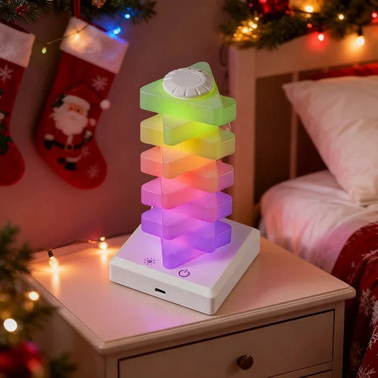 Triangle Rainbow Night Light Colorful LED Decor Lamp