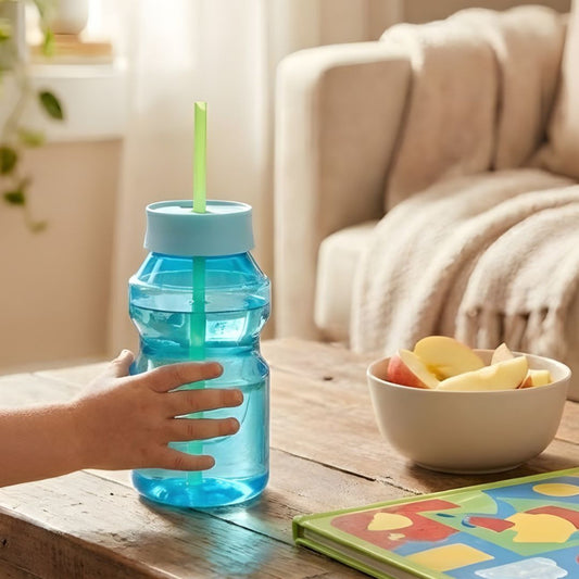 Kids Quick Sip Water Bottle with Straw 500ml