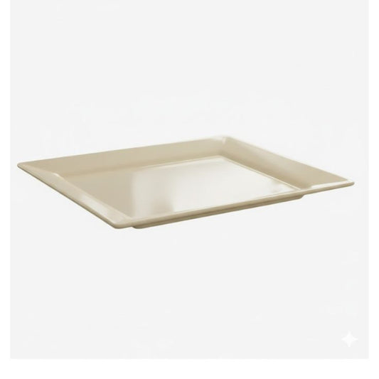 Melamine Cream Platter Medium One Piece for Serving