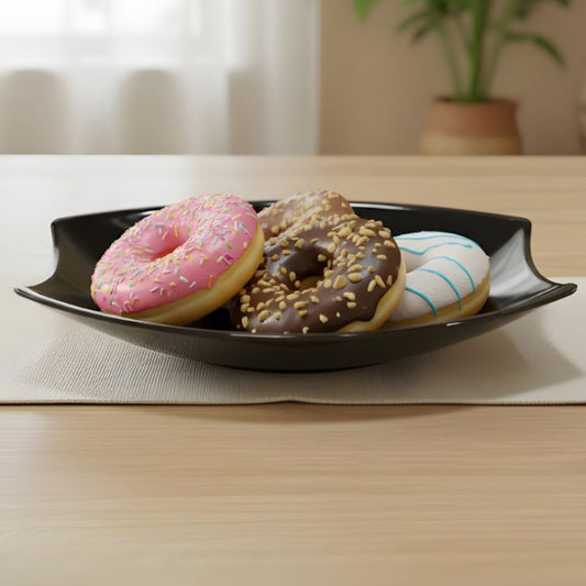 Melamine Cruise Black Bowl One Piece for Serving