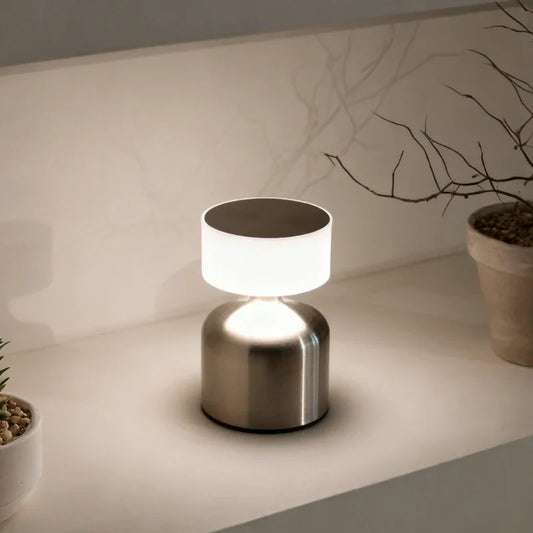 Mini Metal Desk Lamp USB Rechargeable
