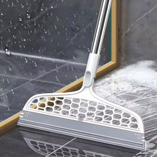 Magic Rotatable Bathroom Broom & Wipe