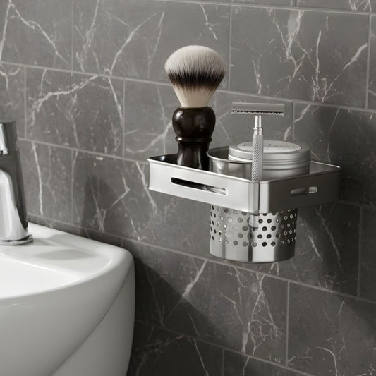 Wall Mounted Stainless Steel Brush Holder