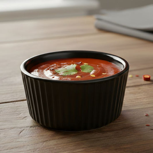 Melamine 3 Inch Ramekin Black Bowl Serving Bowl