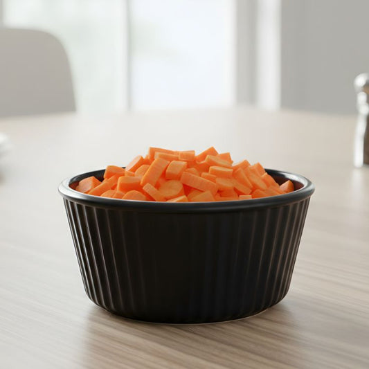 Melamine 4 Inch Ramekin Black Bowl Serving Bowl