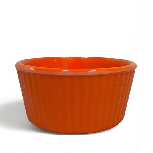 Melamine 4 Inch Ramekin Orange Bowl Serving Bowl